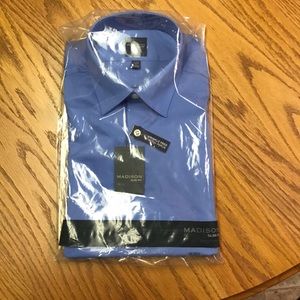 Madison slim fit dress shirt Men's large